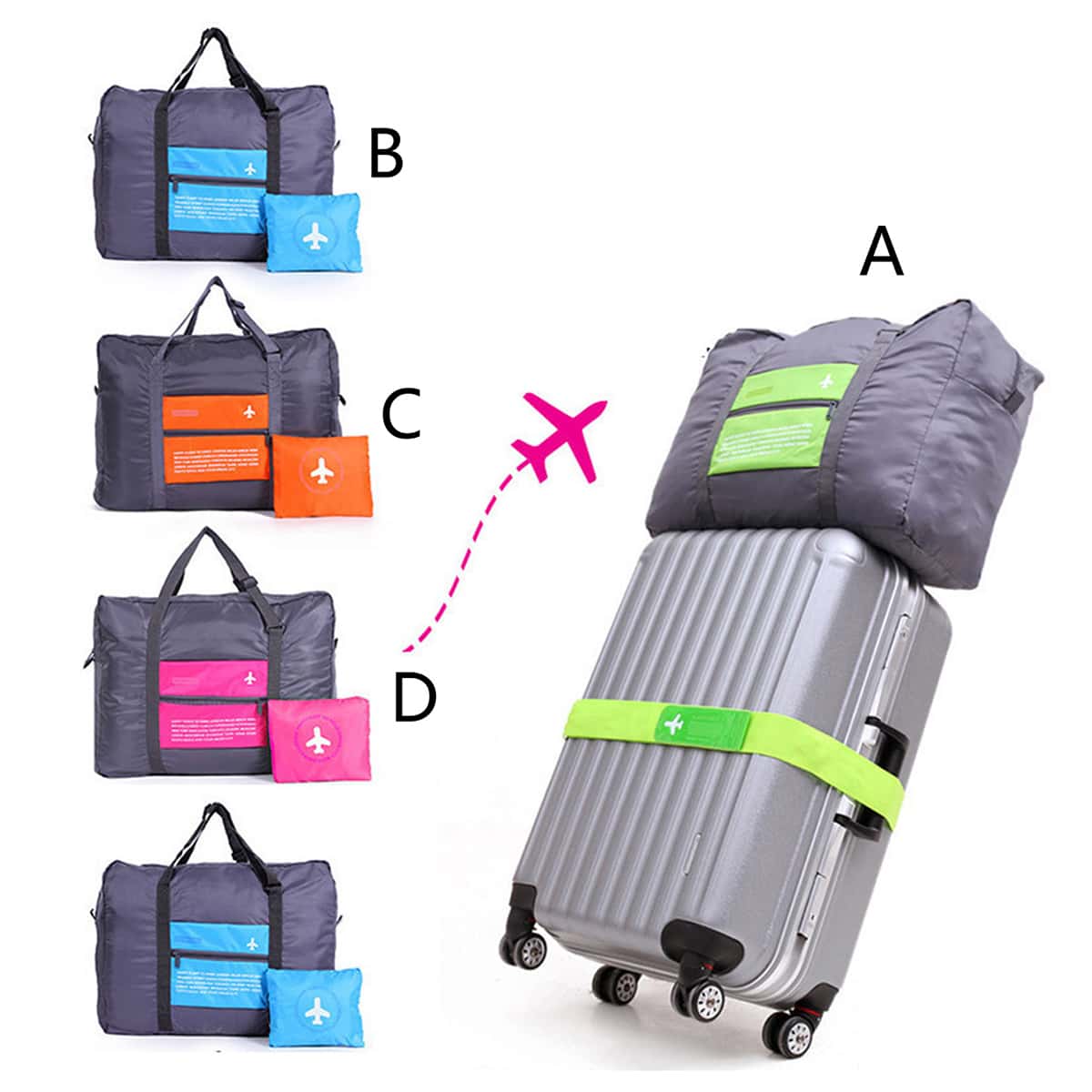 

1pc Portable Travel Storage Bag, Multicolor
