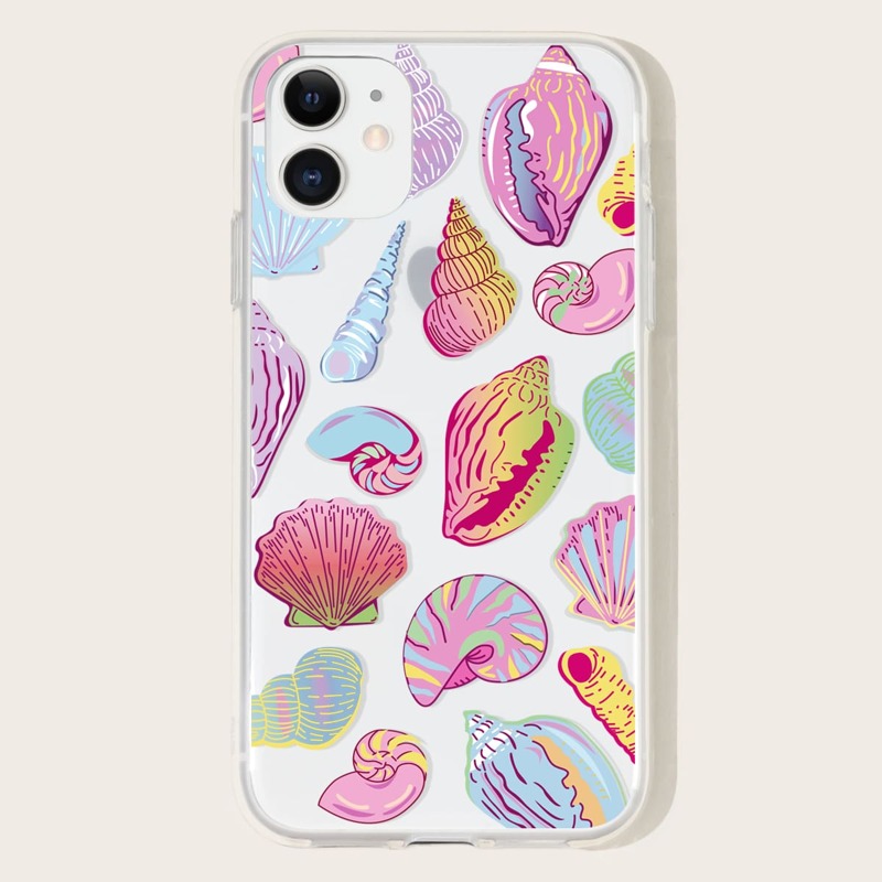 

Shell Print iPhone Case, Multicolor