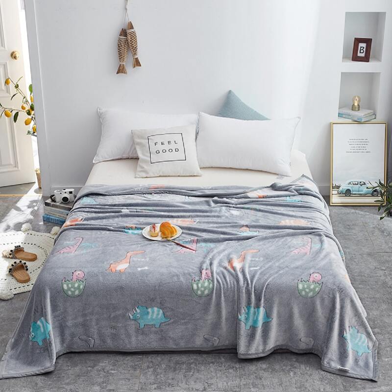 

Cartoon Graphic Blanket, Multicolor