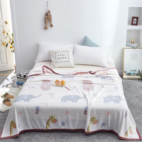 

Cartoon Graphic Blanket, Multicolor