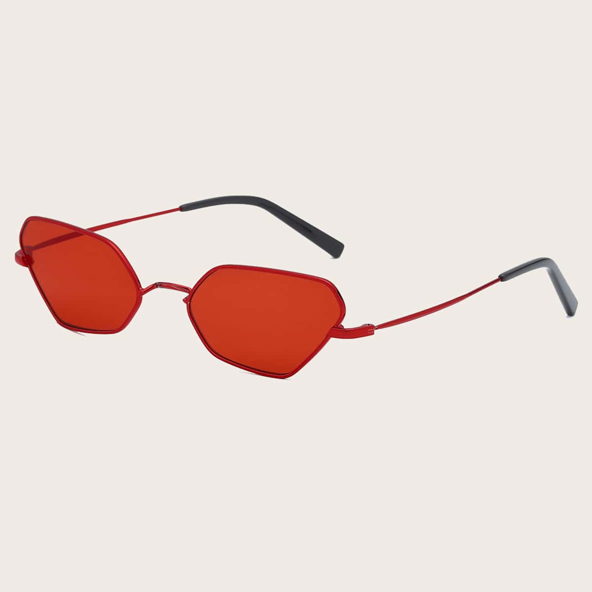 

Cat Eye Sunglasses, Red