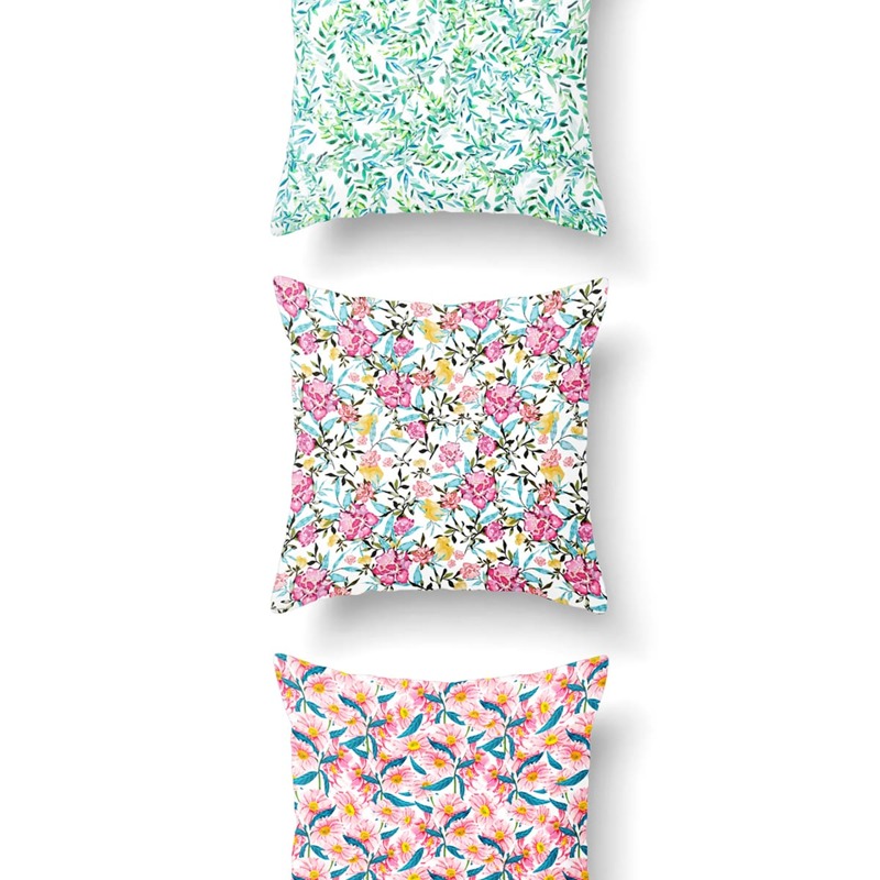 

1pc Ditsy Floral Print Cushion Cover Without Filler, Multicolor