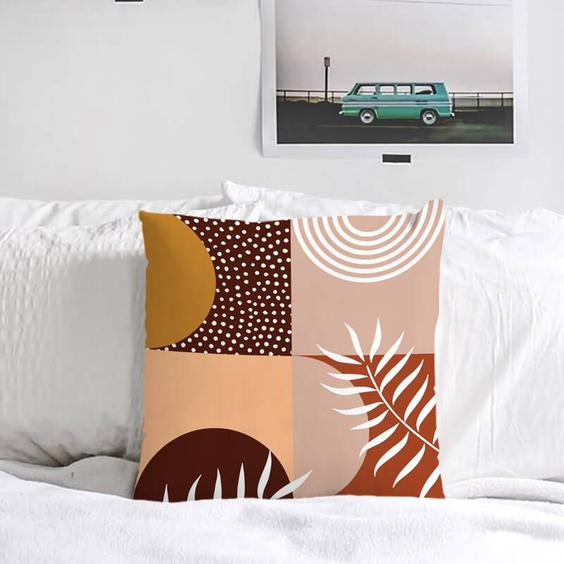 

Graphic Print Cushion Cover Without Filler, Multicolor