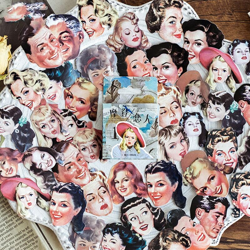 

46pcs Figure Sticker, Multicolor