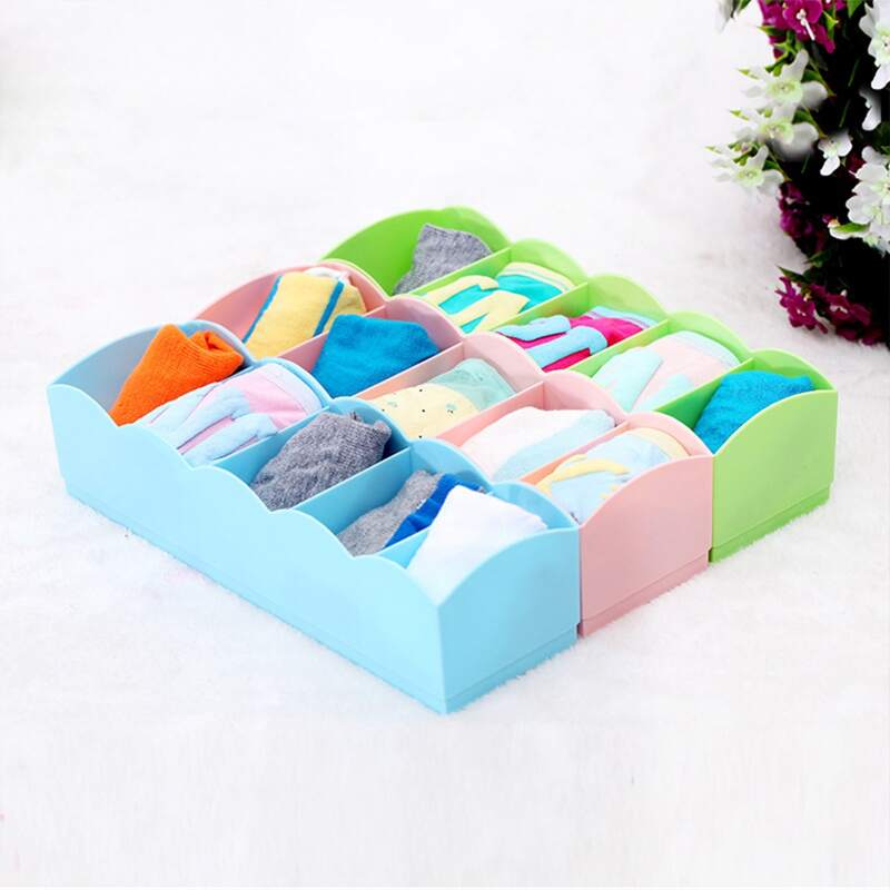 

1pc Multi-grid Storage Box, Multicolor