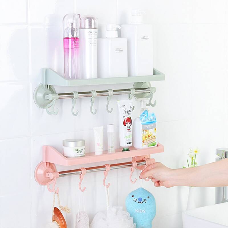 

1pc Wall Mounted Storage Rack, Multicolor