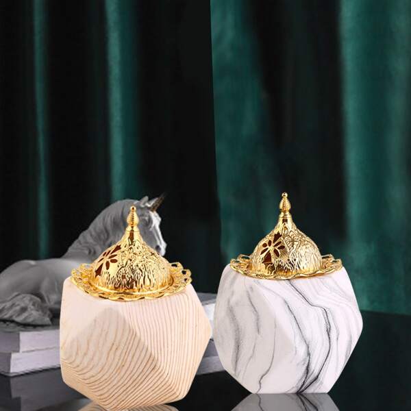 

1pc Ceramic Incense Burner, Multicolor