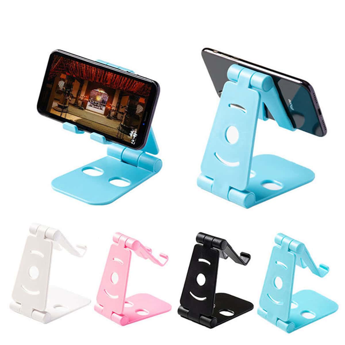 

1pc Plastic Collapsible Phone Holder, Multicolor