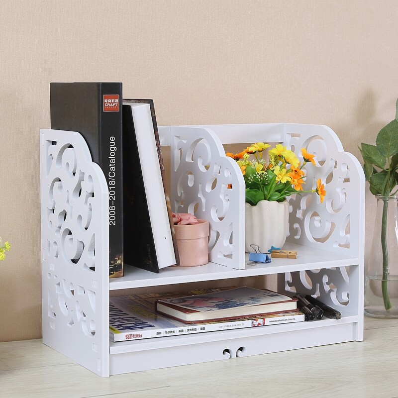 

Multifunction Desktop Storage Rack, White