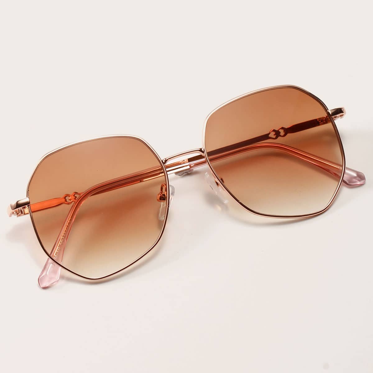 

Metal Frame Sunglasses, Brown