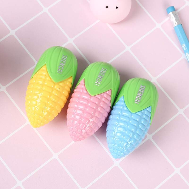 

1pc Corn Design Random Pencil Sharpener, Multicolor