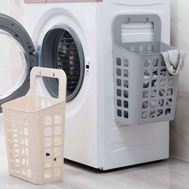 

1pc Hollow Clothes Storage Basket, Multicolor