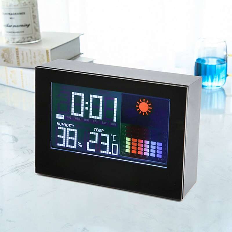

Creative Weather Station Clock, Multicolor