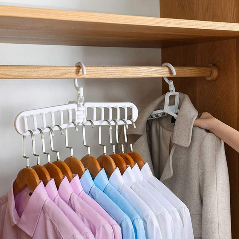 

1pc 12 Hole Rotatable Hanger, White