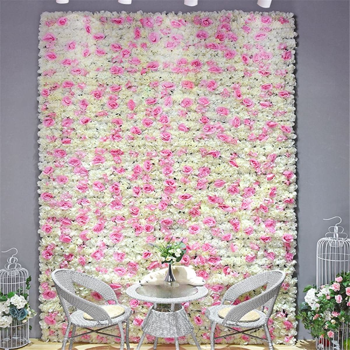 

1pc Artificial Flower Wall Decoration, Multicolor