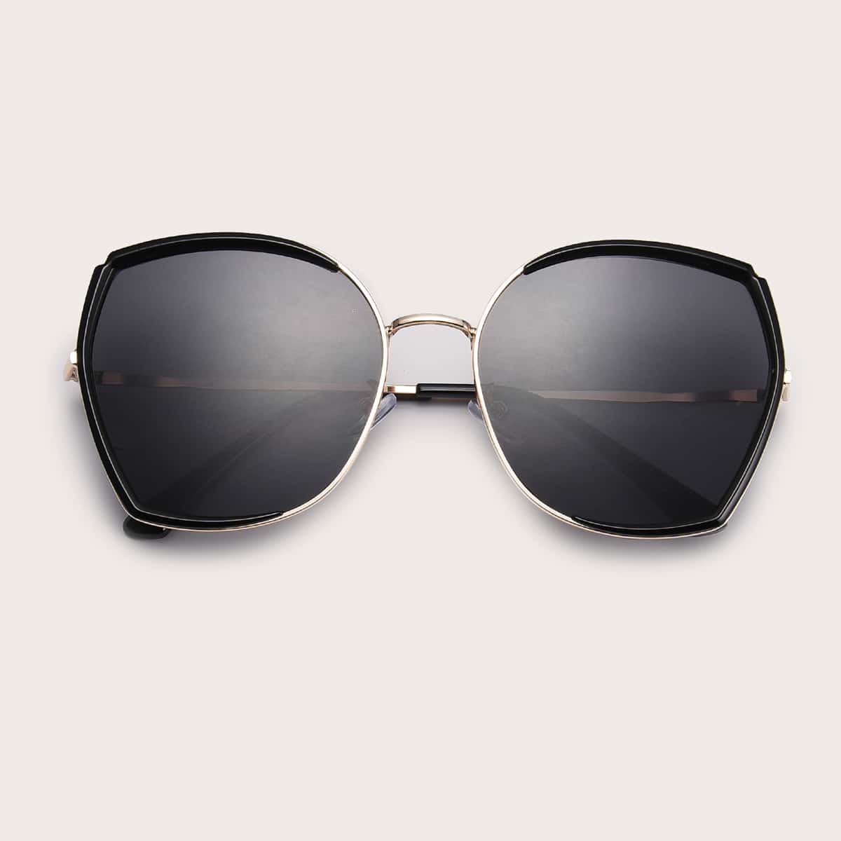 

Metal Frame Sunglasses, Black