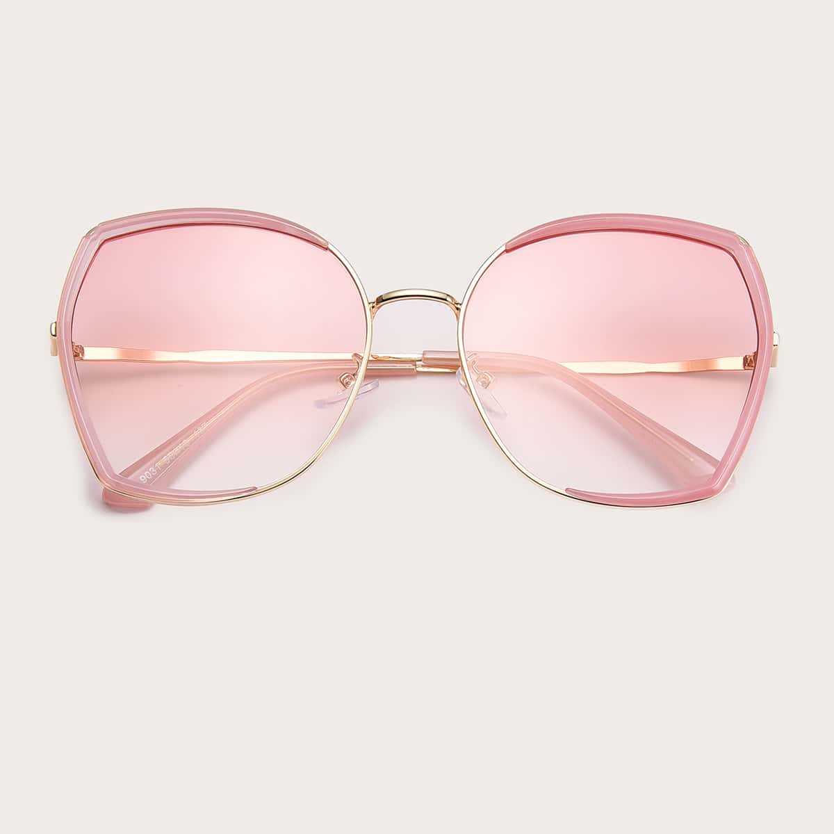 

Metal Frame Sunglasses, Pink