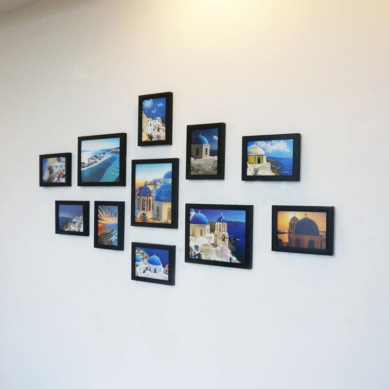 

11pcs Mixed Wall Photo Frame, Multicolor