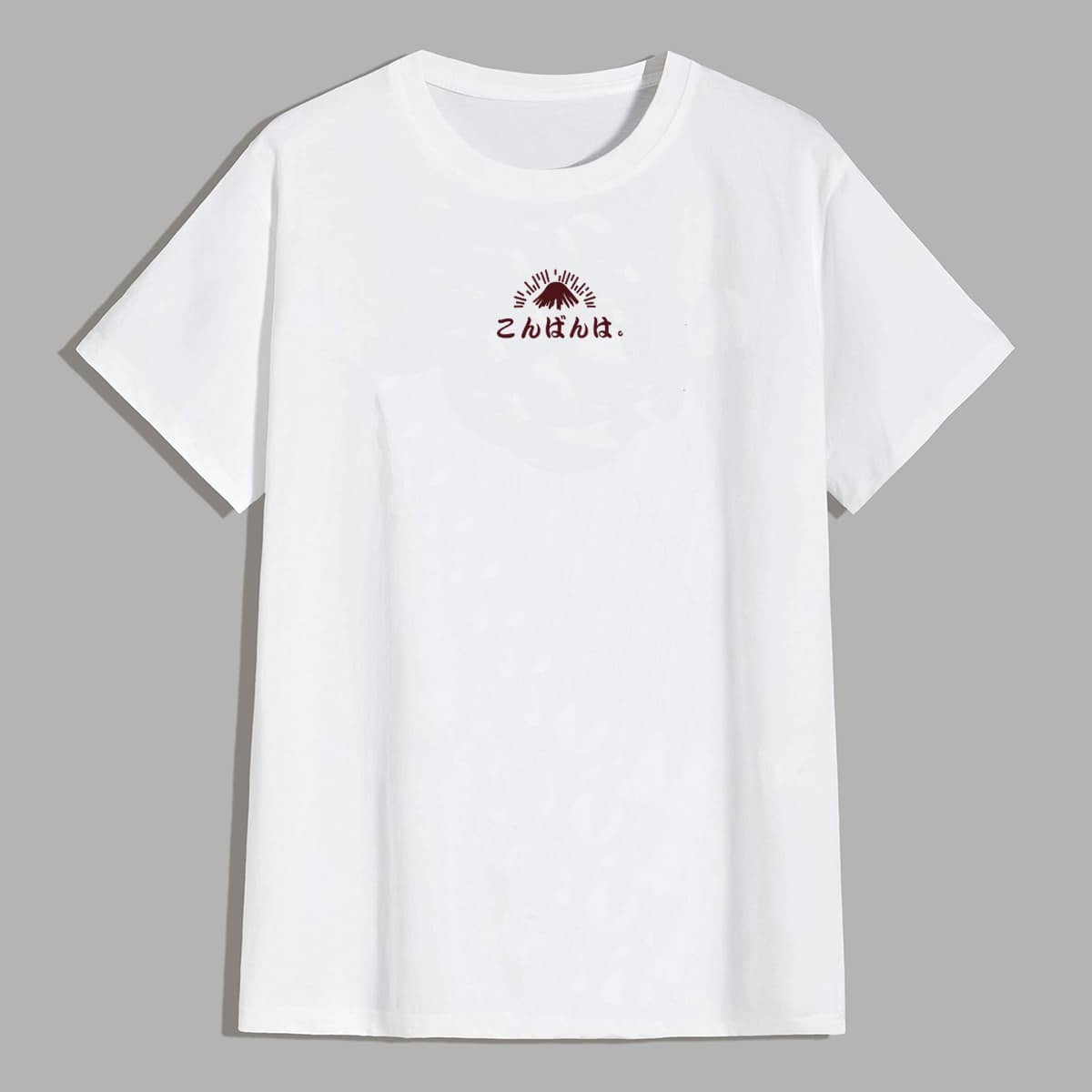 

Guys Letter And Graphic Print Tee, White