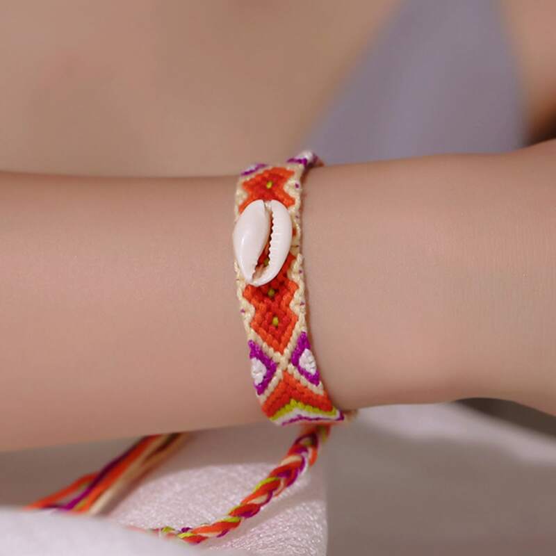 

Shell Decor Bracelet, Multicolor