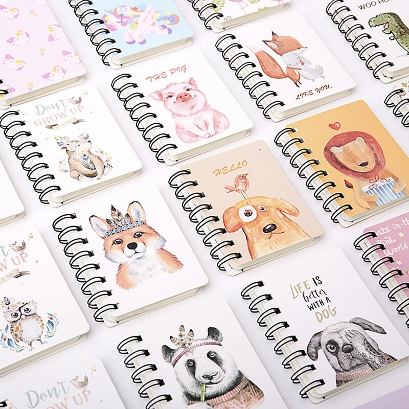 

2packs Random Animal Print Notebook, Multicolor