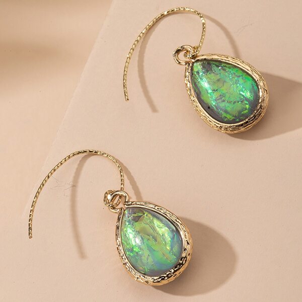 

Water Drop Earrings, Multicolor