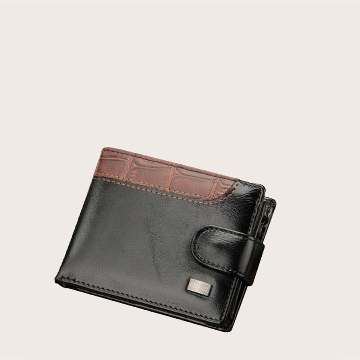 

Guys Colorblock Purse, Black