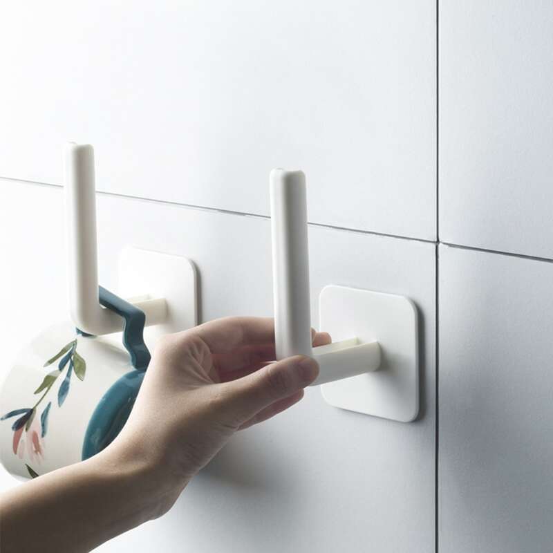 

2pcs Pot Lid Storage Rack, White