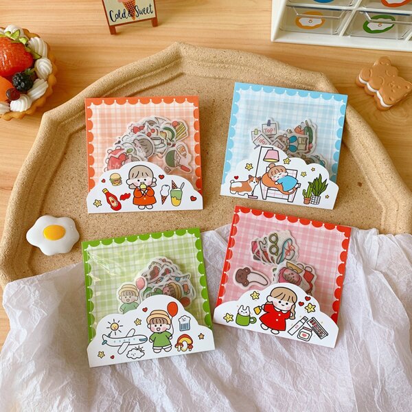 

10pcs Cartoon Graphic Sticker