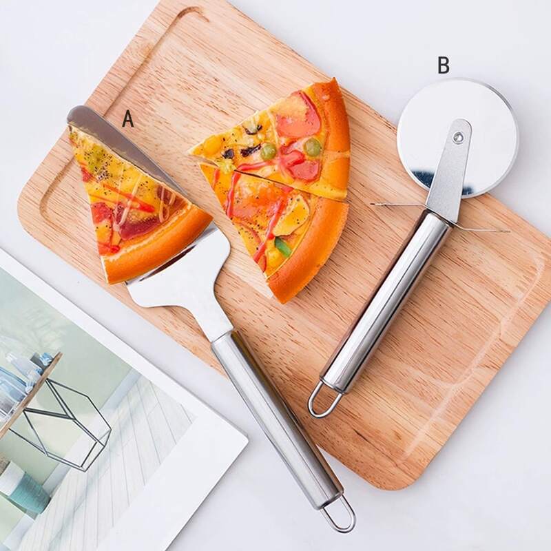 

1pc Stainless Steel Pizza Cutting Tool, Silver
