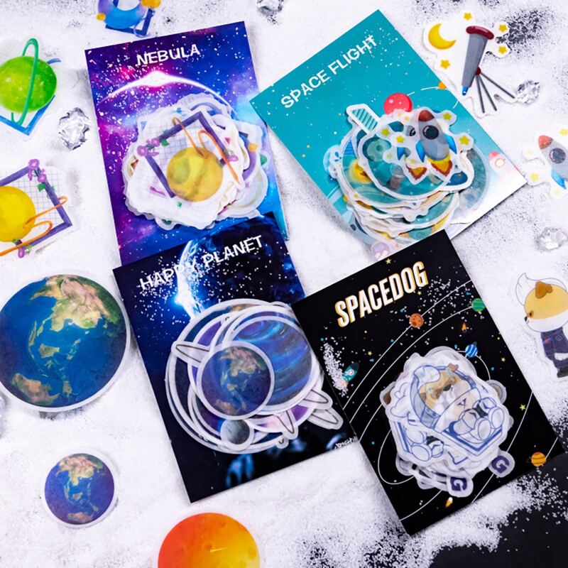 

45pcs Planet Pattern Sticker