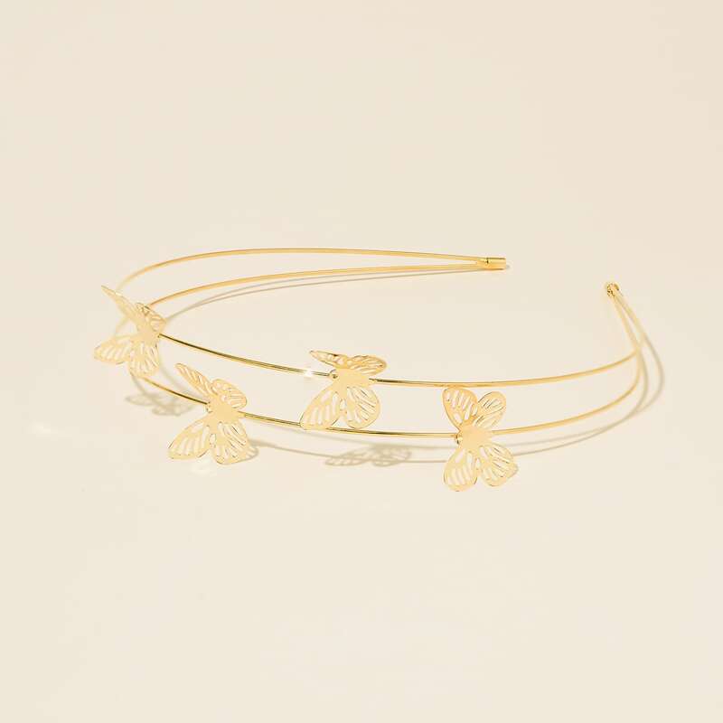 

Butterfly Decor Hair Hoop, Gold