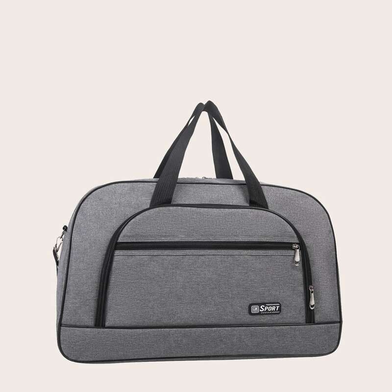 

Guys Pocket Front Travel Bag, Grey