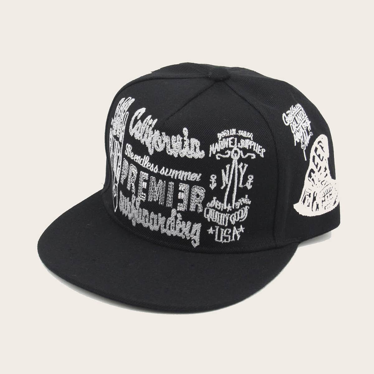 

Guys Embroidered Baseball Cap, Black