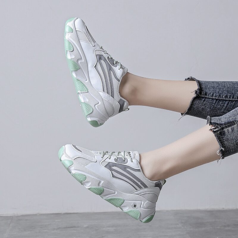 

Lace Up Sneakers, White