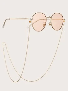 2 piezas cadena de gafas metálica de hombres - Multicolor - Ver 2