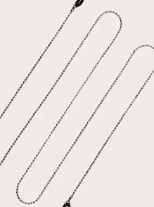 2 piezas cadena de gafas metálica de hombres - Multicolor - Ver 6