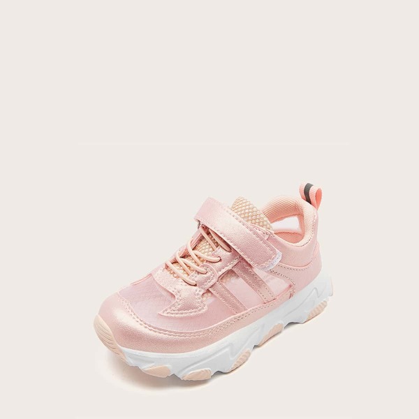 

Girls Lace-up Front Slingback Sneakers, Pink