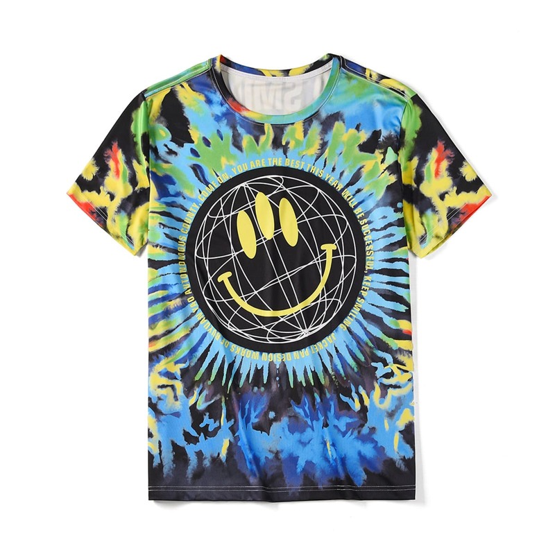 

Guys Smile Tie Dye Tee, Multicolor