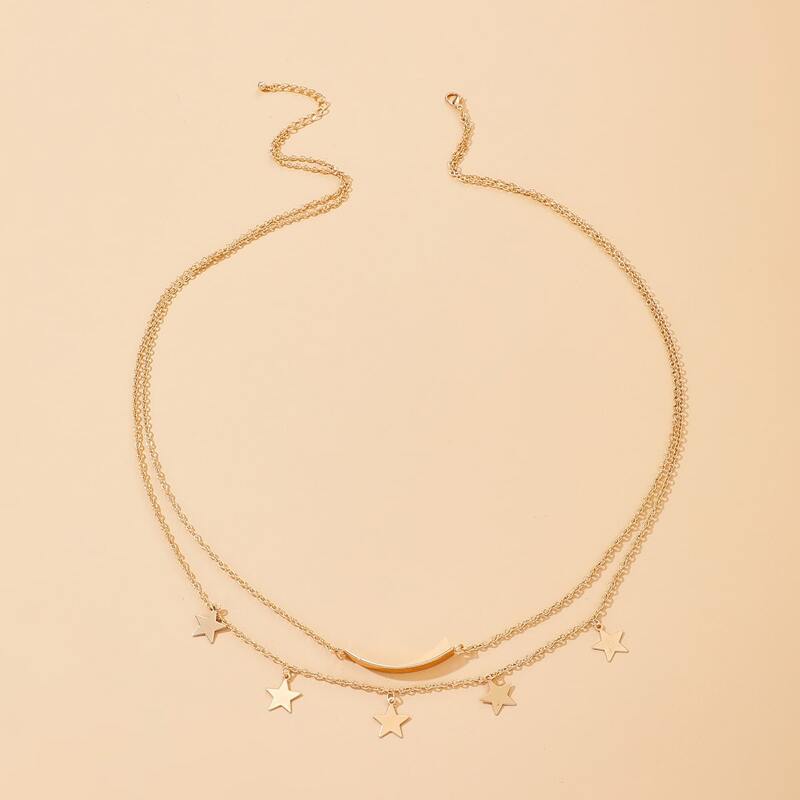 

Star Layered Waist Chain, Gold