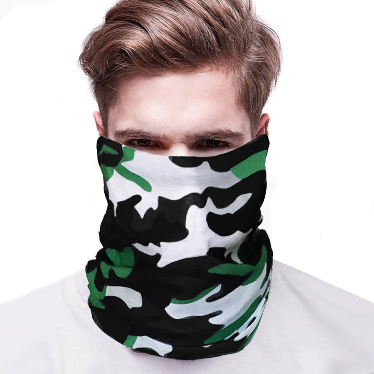 

Guys Camouflage Scarf, Multicolor