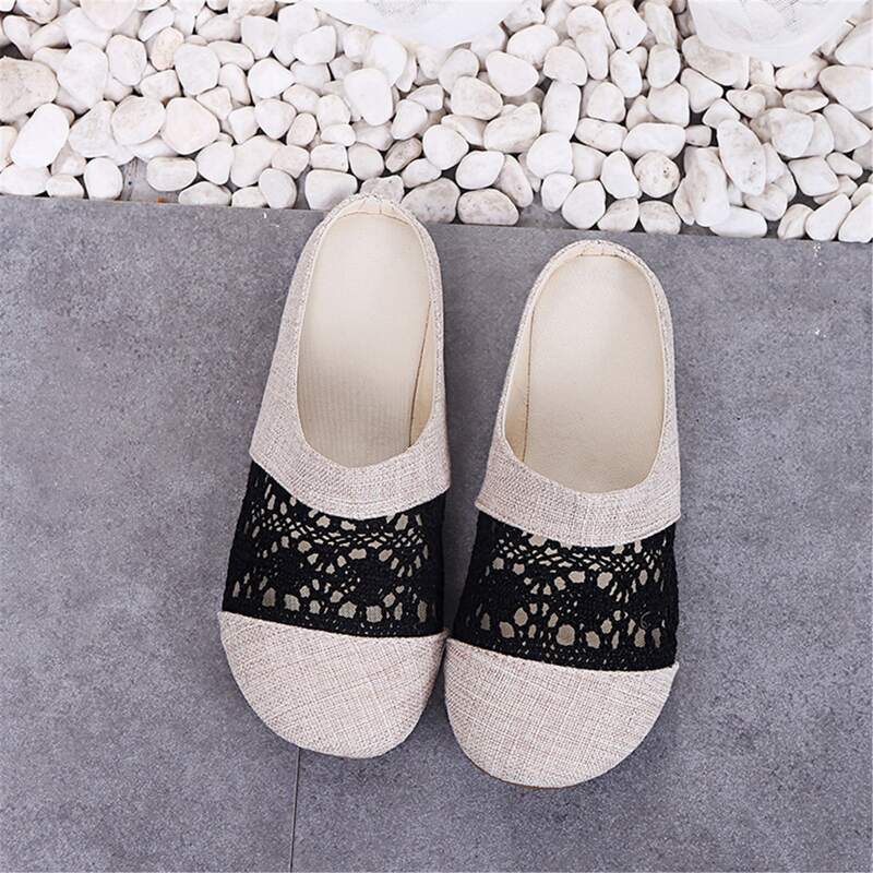

Crochet Insert Flat Mules, Multicolor