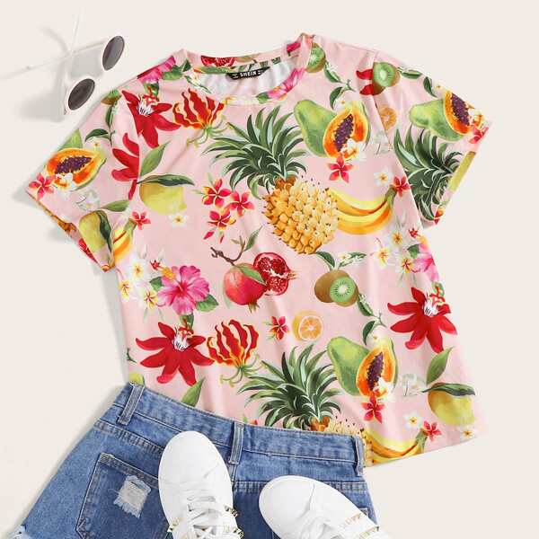 

Fruit Print Tee, Multicolor