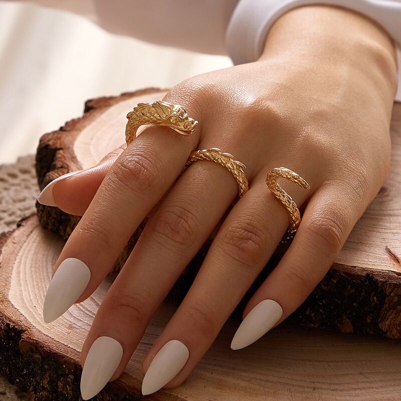 

Dragon Design Ring, Gold