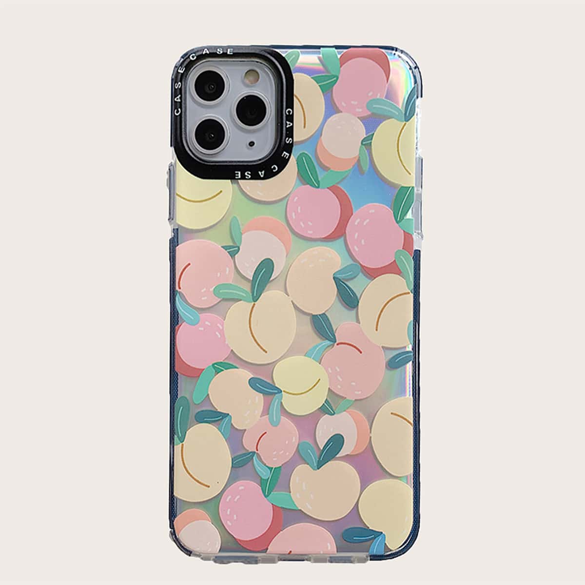 

Peach Print iPhone Case, Multicolor