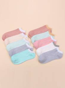 10 paar geribbelde sokken - Veel kleurig - Bekijken 2