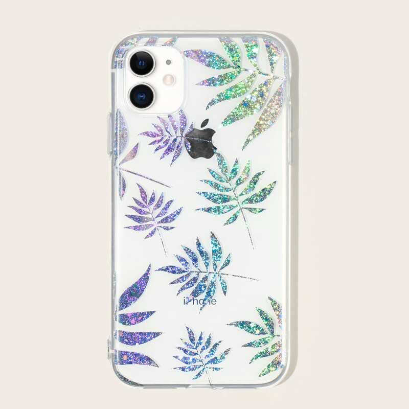 

Leaf Print iPhone Case, Multicolor