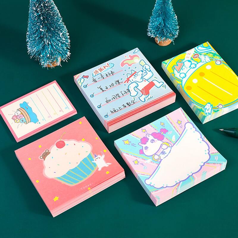 

1pack Cartoon Graphic Random Sticky Note, Multicolor