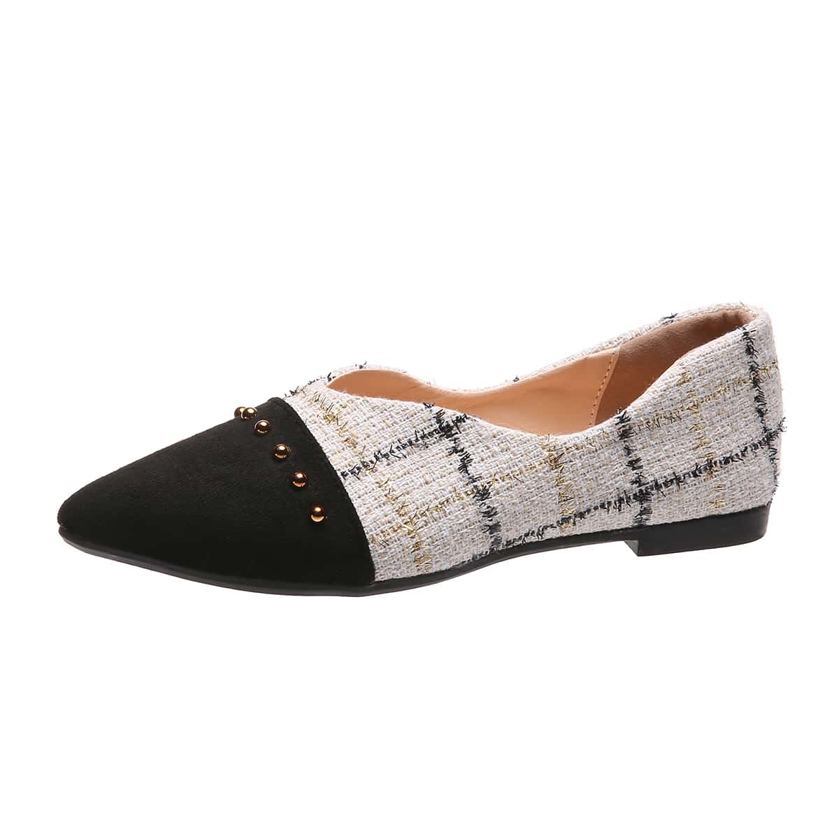 

Cap Toe Tweed Flats, Multicolor