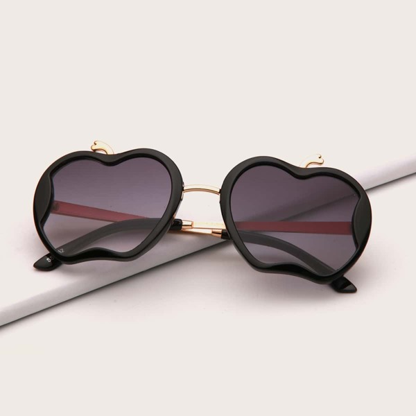 

Girls Apple Shaped Sunglasses, Black